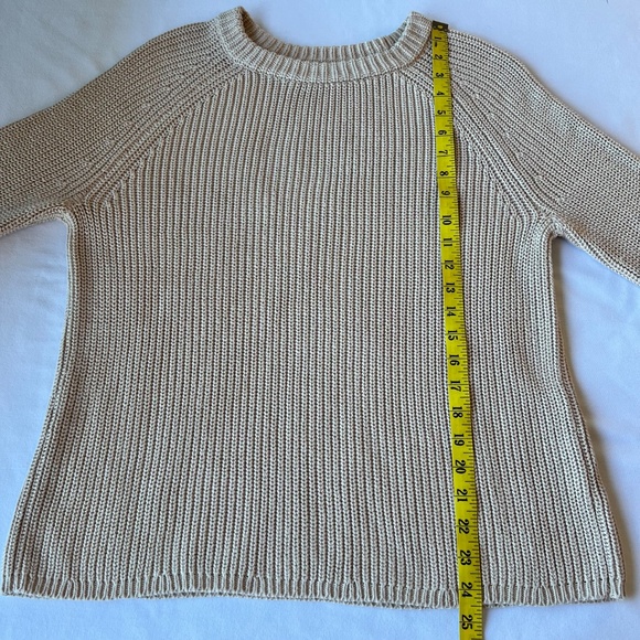 Jenni Kayne Ribbed Cotton Fisherman’s Crew Neck Sweater - Picture 7 of 12